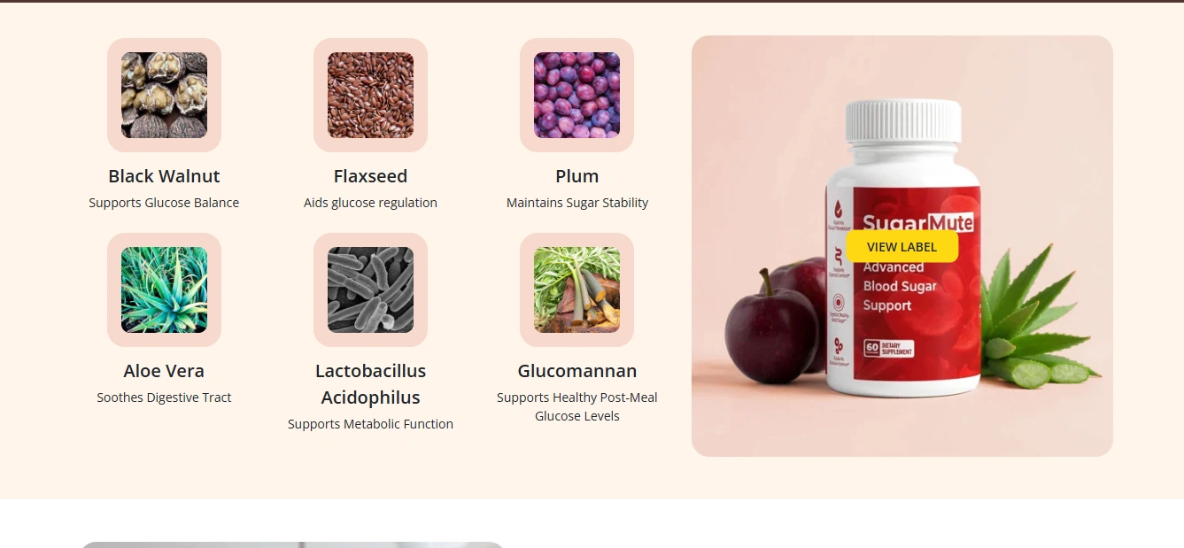 SugarMute Ingredients SugarMute ingredient image